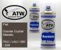 Preview: Fiat, Granite Crystal Metallic, PAU / LAU / 095 / 099: 400ml Sprühdose + 400ml Klarlack - Set, von ATW Autoteile West.